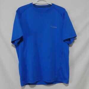 COLUMBIA | medium | Vibrant Blue Crew Neck Exercise Shirt